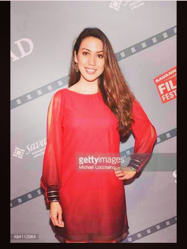 Grace Santos at the Savannah Film Festival for her film Odessa 1